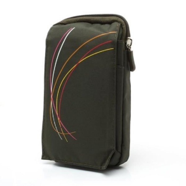 Fickfodral Multifunktionellt Universellt Flera Fack Dragkedja och en Karbinhake för => BLU GRAND X LTE > GRÖN (16 x GRÖN (16 x 95 cm)