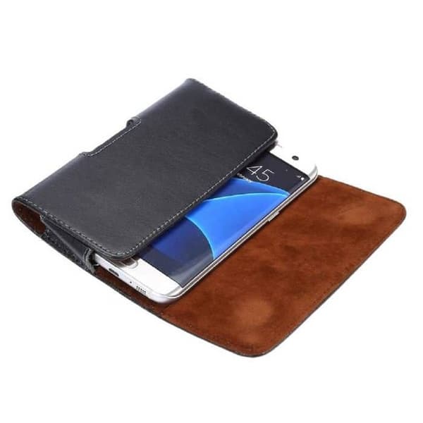 til Xiaomi Poco X7 Pro (2025) Etui Læderbælte Clip Vandret - Sort Svart