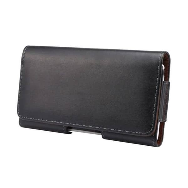 til Redmi Note 15 Pro (2025) Etui Læderbælte Klip Vandret - Sort Svart