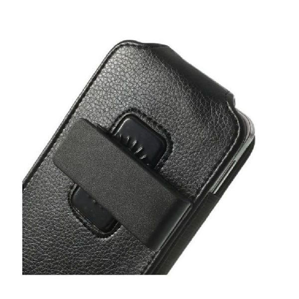 Housse Clip Ceinture Rotatif 360 Etui med Magnetisk Lukning til Huawei Enjoy 7 Plus > Sort sort