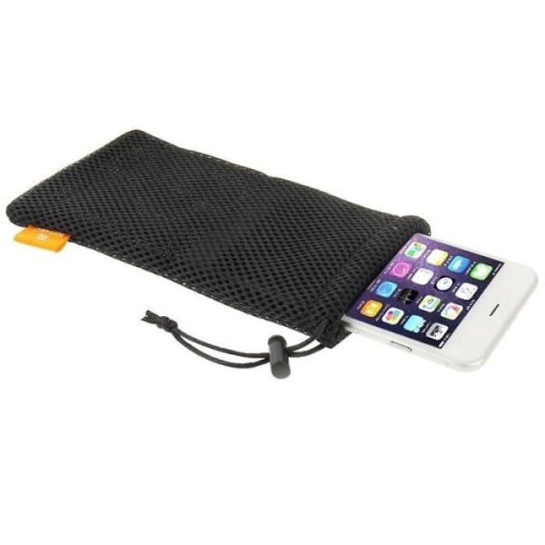 för iPhone 15 Pro Max (2023) Fodral Cover Nylon Mesh Spänne - Svart Svart