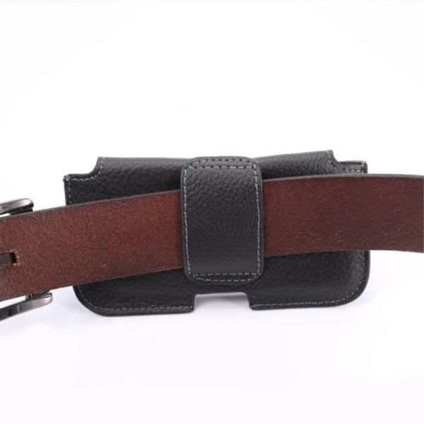 Etui Pochette Cas i Läder Horisontell med Kortficka för Ulefone Mix 2 > Svart Svart