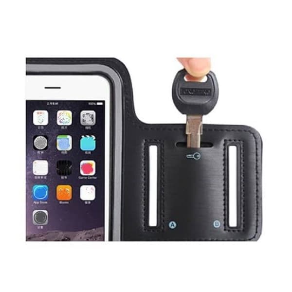 til Ulefone Note 10P (2022) Brassard Armband Housse Néoprène Justerbar - Sort Svart