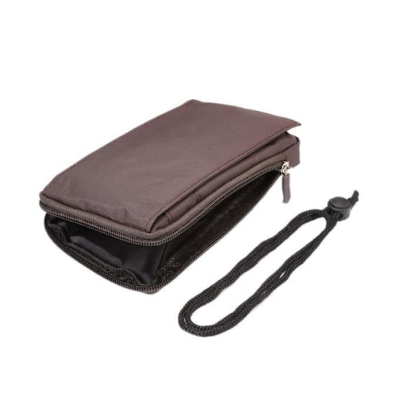 Multifunktionellt Etui - NEC - Brun XXM - Nylon - Dragkedja - Karbinhake Inkluderad Brun XXM (18 x 10 cm)