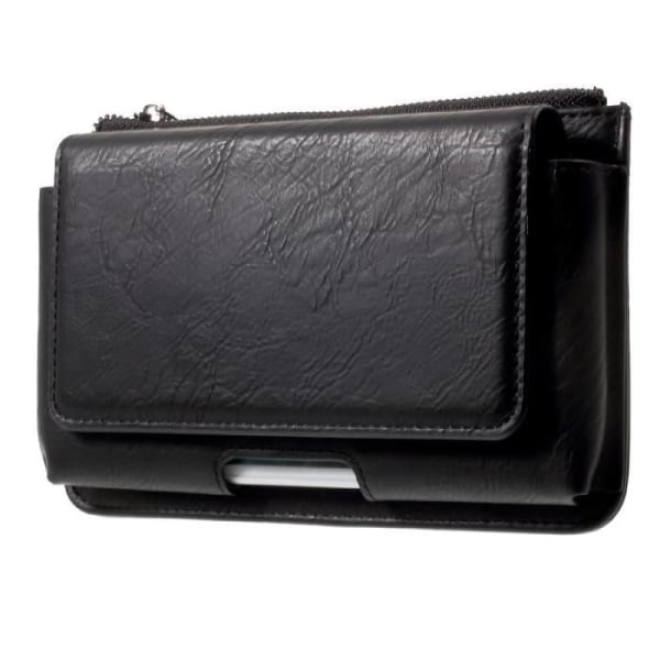 Bälteetui Horisontellt - Black Fox - B7 - Syntetläder - Svart - 15,5 x 9,0 x 1,3 cm Svart jag
