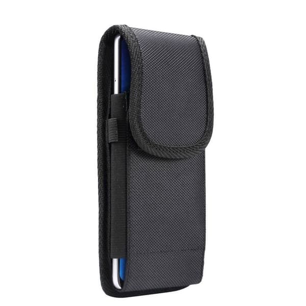 til Oukitel WP50 (2024) Etui Hylster Bælte Vertikalt Læder Nylon - Sort Svart
