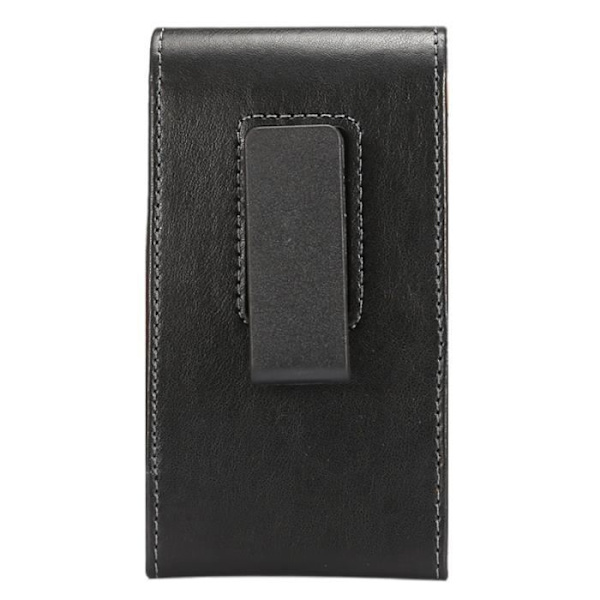 Housse Exécutive Clip Ceinture Rotativ 360 Fodral i Syntetiskt Läder för => ALCATEL ONE TOUCH IDOL S OT-6034R > Svart Svart