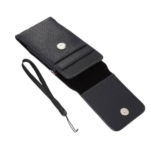 til Oukitel C1 (2025) Etui Bælte Kortholder Rotérbar 360 - Sort Svart