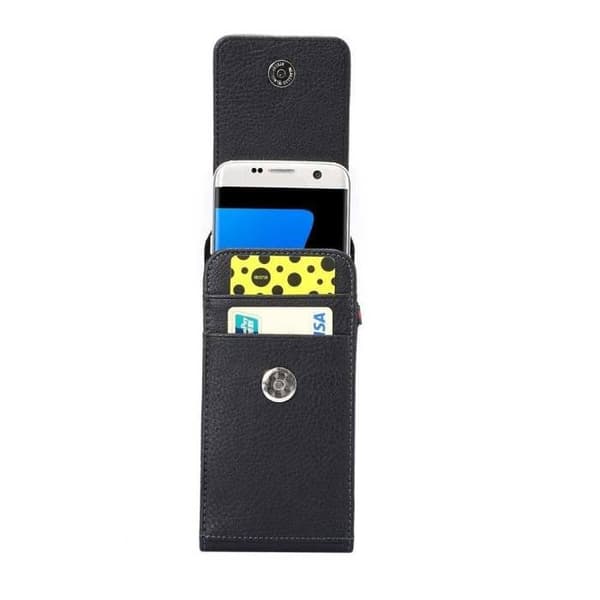 til BOOST MOBILE CELERO 5G (2024) Etui Bælte Kortholder Rotationsklips 360 - Sort Svart