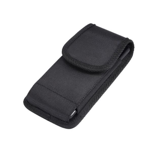 Nylon bærehylster med metalclips ny stil business til Huawei Ascend P7-L07 (Huawei Sophia) > Sort sort