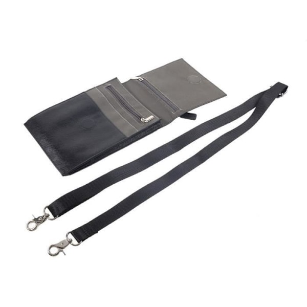 Etui Housse Skuldertaske til Tablets og Smartphones til KOOBEE F2 PLUS (2018) > Sort sort