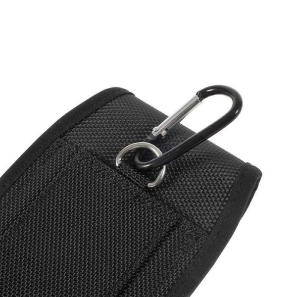 Etui för Vivo Iqoo Neo 5 Se (2021) - Svart - Nylonfodral - Semi-hårt - Kardborrefäste - Unisex Svart