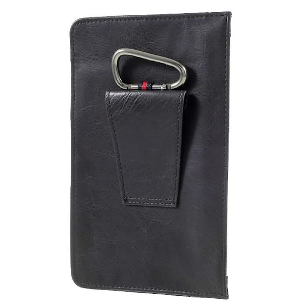 Vertikalt Bælte Etui - Sigma Mobile - X-style S5501 - Syntetisk Læder - Sort - Chic Svart jag