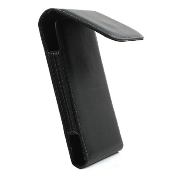 ETUI HOUSSE KLÄMMA METALLISK VERTIKAL KLIPPFÄSTE I PU FÖR => ACER LIQUID ZEST > SVART