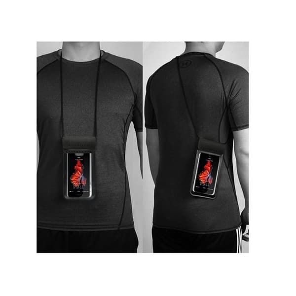 Vandtæt dækpose - HAWEEL - FLUO X2 MAX (2020) - Sort - Syntetisk - Trykknaplukning Svart