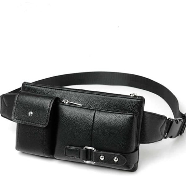 Skulder Fanny Pack til e-bog, tablet til TCL 10 Pro T799H (TCL T1 Pro) (2020) > Sort sort