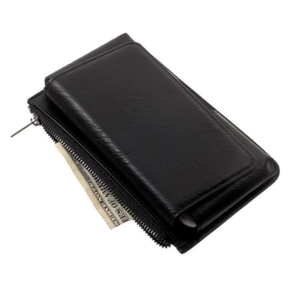 Bälteetui Horisontell - Centric - A2 (2019) - Syntetiskt läder - Svart - 15,5 x 9,0 x 1,3 cm Svart jag