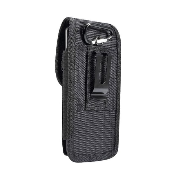 Etui Housse Ceinture Nylon med Metallklämma Ny Stil Företags för LG MS210 Aristo - K Series K8 2017 > Svart Svart jag