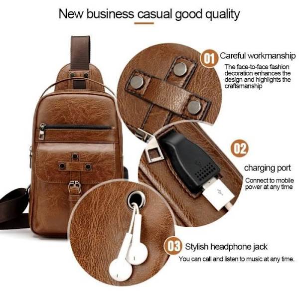 Rygsæk Schultertasche kompatibel mit Ebook, Tablet und für Zii Egg > Sort Svart
