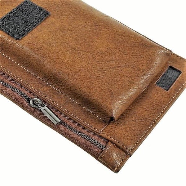 Vertikal Talje Etui - ENERGIZER - HARDCASE H570S SCAN - Brun - Syntetisk læder - Unisex kastanj jag