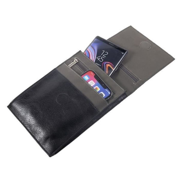 Etui Housse Skuldertaske til Tablets og Smartphone til VIVO Y75S (2018) > Sort