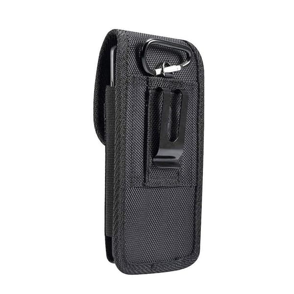 til General Mobile Gm 20 Pro (2021) Lodret bæltetui Cover Læder Nylon - Sort Svart