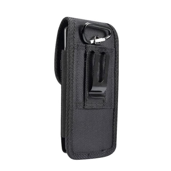 Nylon Sleeve Belt Case med Metal Clip Ny Business Stil til Huawei P20 > Sort Svart jag