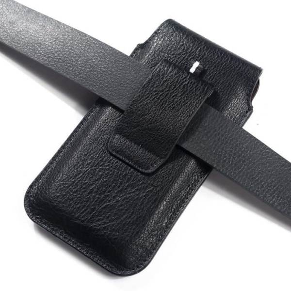 Vertikal Læderetui med Magnetlukning til IPHONE 6 [4,7"] > Sort Svart