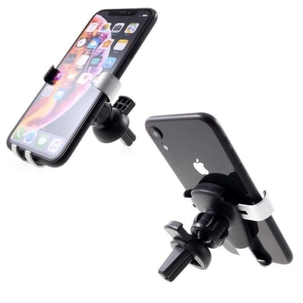 Stöd för gravitation med klipp för bilventilationsgaller för Huawei Enjoy 10 Plus (2019) > Svart Svart
