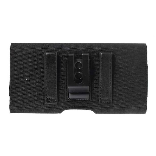 til BBK Vivo Y70 (2020) Case Cover Metal Clip Bælte Vandret kortholder - Sort sort