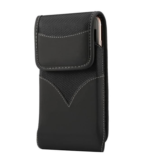 Nyt Stil Nylon Etui med Rotationsbælteklips til XIAOMI MI 9 EXPLORER (2019) > Sort sort
