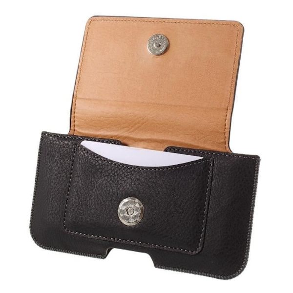 Etui Pochette Cas - Meizu - Meizu m5 note - Läder - Svart - Bälteklipp Svart