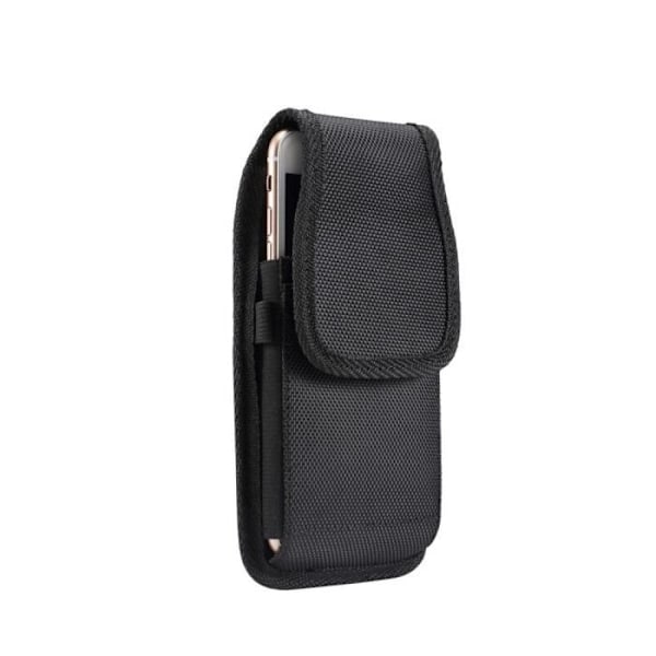 Étui Housse Ceinture - Sony - Xperia Z5-Compact - Nylon Oxford - Clip Metal - Business Design sort