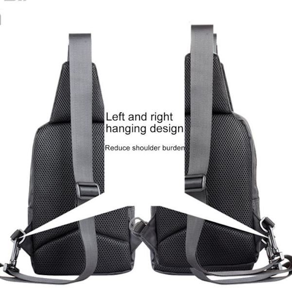 Rygsæk Skulderbag Nylon kompatibel med Ebook, Tablet og til Sencor Element P402 Destroyer mini > Sort