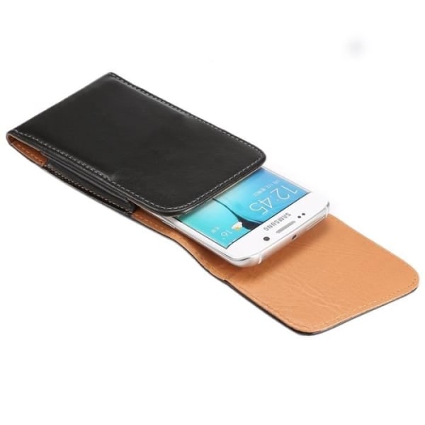 Housse Exécutive Clip Ceinture Rotatif 360 Etui i Läderimitation för => MANTA MS4701, DUO GALACTIC MS4701 > Svart Svart