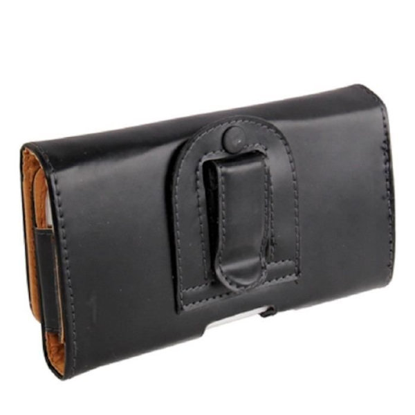 Horisontell Etui Med Clips För Bälte i Slätt Konstläder för Samsung Galaxy Note 10 Lite (2020) > Svart Svart
