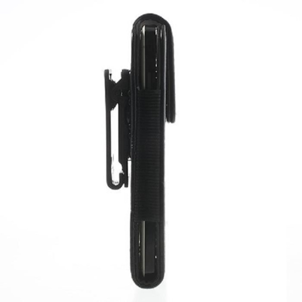 HOUSSE CLIP CEINTUR ROTATIV 360 ETUI I PU MJUKT MED MAGNETISK STÄNGNING FÖR => SAMSUNG GALAXY A8 DUOS > SVART