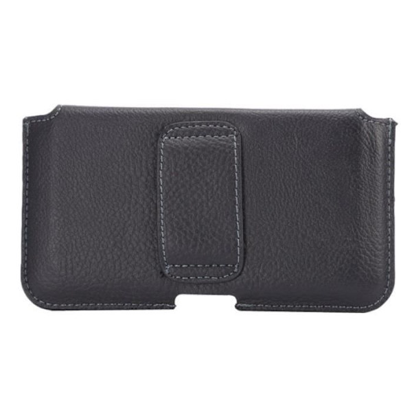 Etui Pochette Cas i Läder Horisontell med Kortficka för Ulefone Mix 2 > Svart Svart