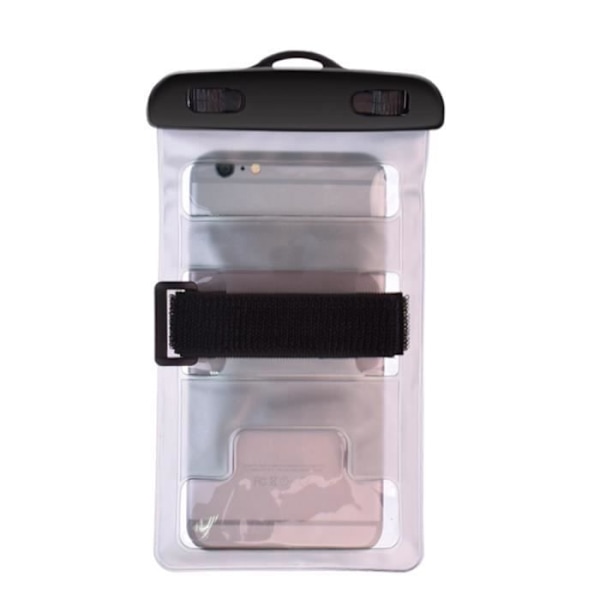 Housse Brassard Protectrice Universelle 30M Imperméable för Strand Under Vatten för => SPICE MI-422 SMARTFLO PACE > Silver