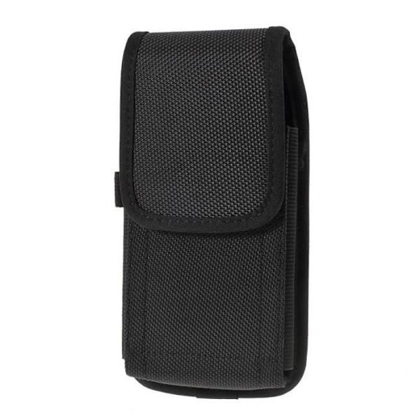 Etui för TCL 10 Pro - TCL - Nylonfodral - Svart - Semi-hårt - Med bältesöglor Svart