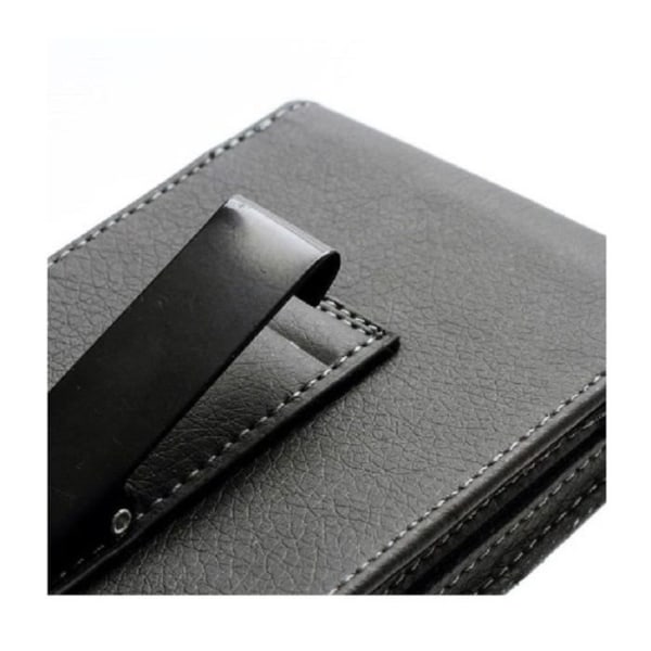 Etui Housse Clip Bälte Metall Vertikal Klipp i Mjukt PU-läder för => Huawei Mate 30 RS Porsche Design (2019) > Svart Svart