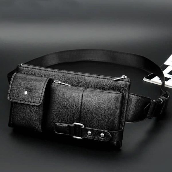 Crossbody taske til e-bog, tablet til Walton Primo NH4 (2019) > Sort sort