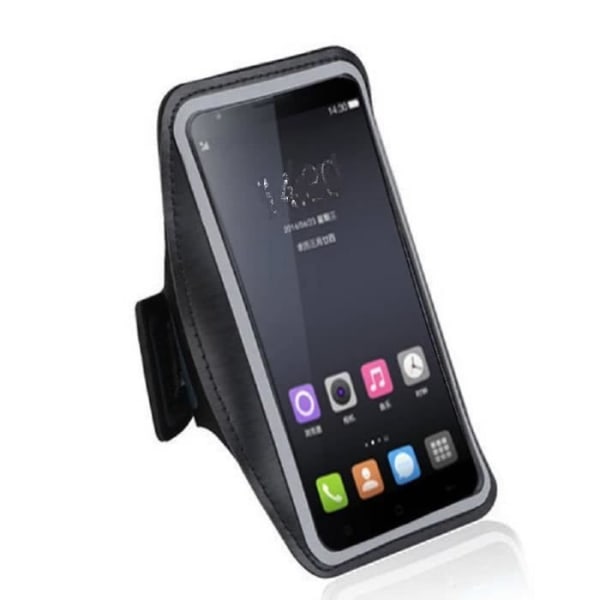 Armbandsskydd Neopren Vattentät Justerbar Neopren Sport Gym Armband för Panasonic Eluga I4 &gt; Svart