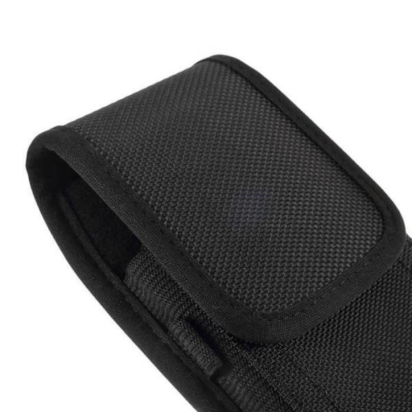 Etui för Zte Axon 41 5G - Zte - Nylonfodral - Bältespännen - Maximalt skydd - Modern design Svart