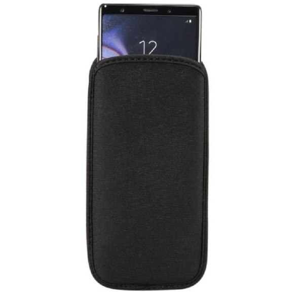 Vattentätt och stötsäkert sockfodral i neopren till Samsung Galaxy Core Plus, SM-G350 &gt; Svart