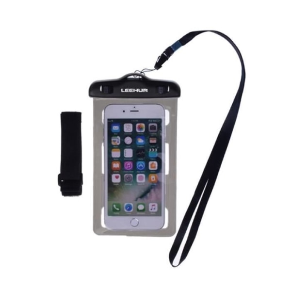 Universell Vattentät Strand Under Vatten Skyddande Armband 30M för => HUAWEI HONOR 3C LTE, H30-L02 > Svart