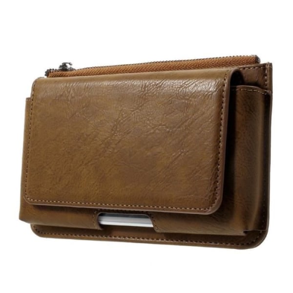 Bælteetui Horisontalt - LG - Escape Plus - Syntetisk Læder - Brun - 15,5 x 9,0 cm kastanj jag