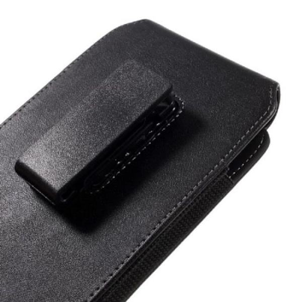 Housse Clip Ceinture Rotativ 360 Etui med Magnetisk Lukkefunktion til Lenovo A936 Golden Warrior Note 8 > Sort sort