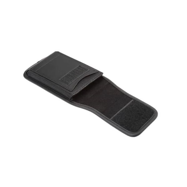 Smartphone etui - Kyocera - S8 (2020) - Læder og nylon - Bælteetui - Sort sort