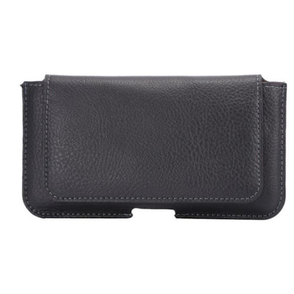 Etui Pochette Cas i Läder Horisontell med Kortficka för Ulefone Mix 2 > Svart Svart